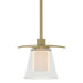 Hubbardton Forge - 186600-SKT-MULT-86-ZU0284 - One Light Mini Pendant - Wren - Modern Brass