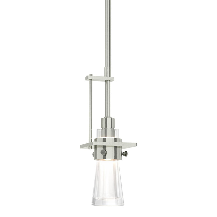 Hubbardton Forge - 187100-SKT-MULT-85-ZM0343 - One Light Mini Pendant - Erlenmeyer - Sterling