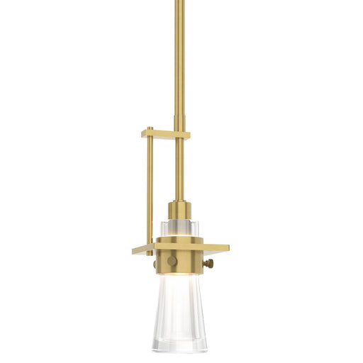 Erlenmeyer One Light Mini Pendant Modern Brass