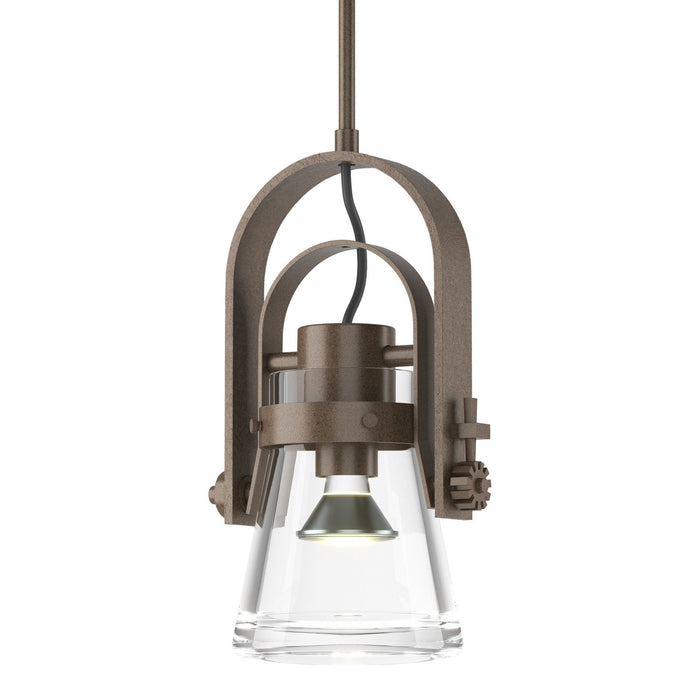 Hubbardton Forge - 187200-SKT-MULT-05-ZM0467 - One Light Mini Pendant - Erlenmeyer - Bronze