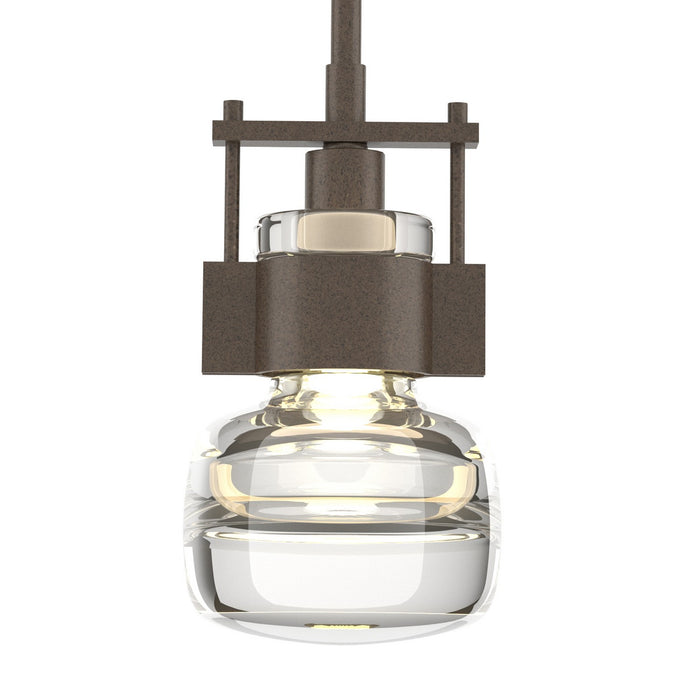 Hubbardton Forge - 187300-SKT-MULT-05-ZM0435 - One Light Mini Pendant - Cuff - Bronze