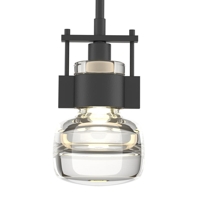 Hubbardton Forge - 187300-SKT-MULT-10-ZM0435 - One Light Mini Pendant - Cuff - Black