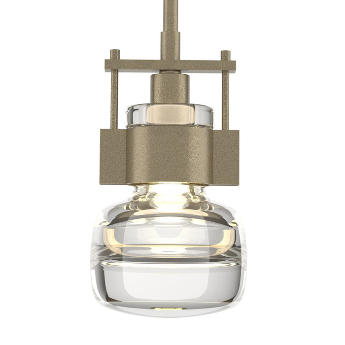 Hubbardton Forge - 187300-SKT-MULT-84-ZM0435 - One Light Mini Pendant - Cuff - Soft Gold