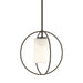 Hubbardton Forge - 187440-SKT-MULT-05-GG0160 - One Light Mini Pendant - Interlude - Bronze