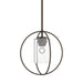 Hubbardton Forge - 187440-SKT-MULT-05-II0160 - One Light Mini Pendant - Interlude - Bronze