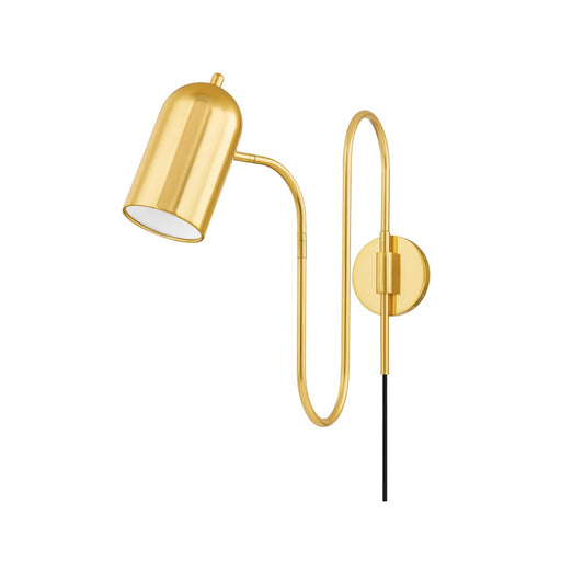 Mitzi - HL781101-AGB - One Light Wall Sconce - Romee - Aged Brass