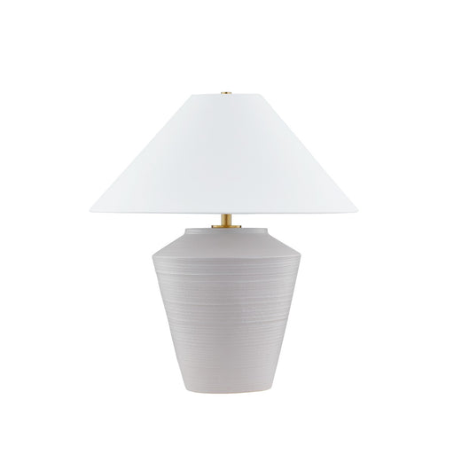 Mitzi - HL827201-AGB/CWT - One Light Table Lamp - Rachie - Aged Brass/ Ceramic Whitewash Terracotta