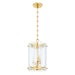 Corbett Lighting - 375-11-VPB - Three Light Lantern - Rio - Vintage Polished Brass