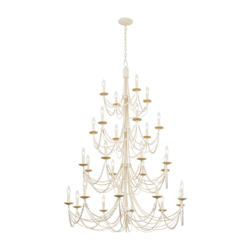 Varaluz - 350C28CW - 28 Light Chandelier - Brentwood - Country White