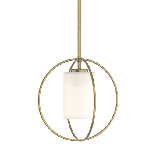 Interlude One Light Mini Pendant Modern Brass