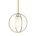 Hubbardton Forge - 187440-SKT-MULT-86-GG0160 - One Light Mini Pendant - Interlude - Modern Brass