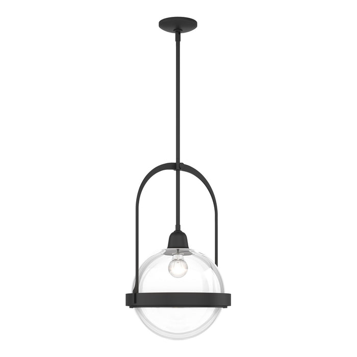 Hubbardton Forge - 187460-SKT-MULT-10-ZM0605 - One Light Mini Pendant - Atlas - Black