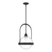 Hubbardton Forge - 187460-SKT-MULT-10-ZM0605 - One Light Mini Pendant - Atlas - Black