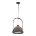 Hubbardton Forge - 187462-SKT-MULT-05-05 - One Light Mini Pendant - Atlas - Bronze