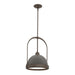 Hubbardton Forge - 187462-SKT-MULT-05-07 - One Light Mini Pendant - Atlas - Bronze