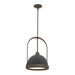 Hubbardton Forge - 187462-SKT-MULT-05-10 - One Light Mini Pendant - Atlas - Bronze