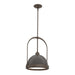 Hubbardton Forge - 187462-SKT-MULT-05-14 - One Light Mini Pendant - Atlas - Bronze