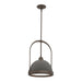 Hubbardton Forge - 187462-SKT-MULT-05-20 - One Light Mini Pendant - Atlas - Bronze