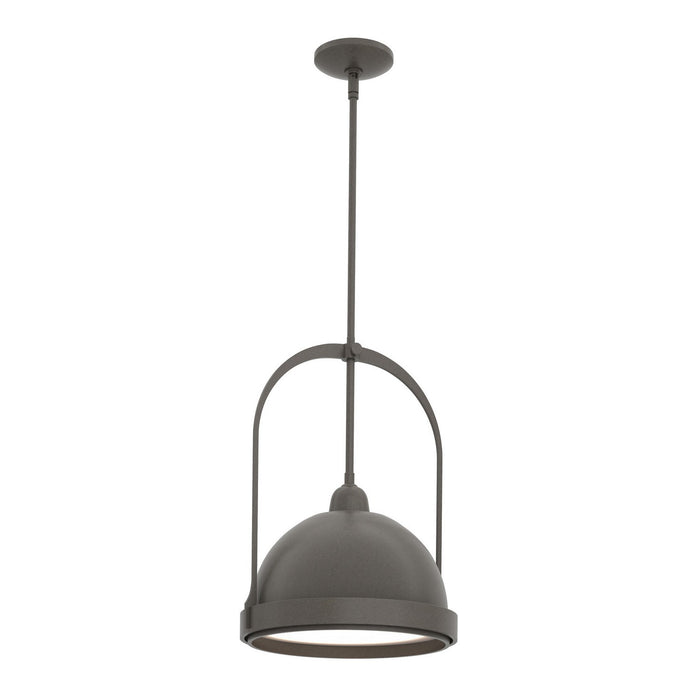 Hubbardton Forge - 187462-SKT-MULT-07-07 - One Light Mini Pendant - Atlas - Dark Smoke