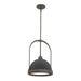 Hubbardton Forge - 187462-SKT-MULT-07-10 - One Light Mini Pendant - Atlas - Dark Smoke