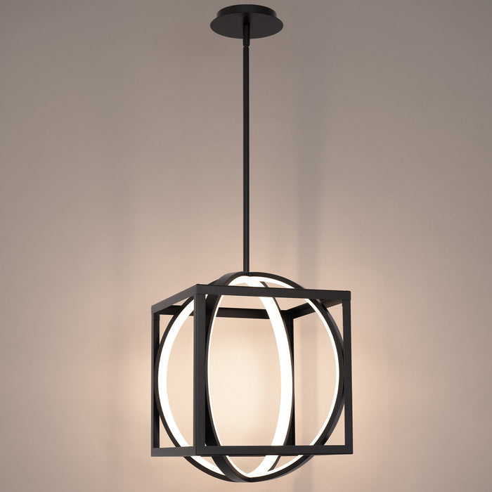 W.A.C. Lighting - PD-57327-BK - LED Pendant - Geometrix - Black