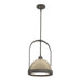 Hubbardton Forge - 187462-SKT-MULT-07-84 - One Light Mini Pendant - Atlas - Dark Smoke