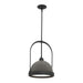 Hubbardton Forge - 187462-SKT-MULT-10-07 - One Light Mini Pendant - Atlas - Black