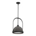 Hubbardton Forge - 187462-SKT-MULT-10-14 - One Light Mini Pendant - Atlas - Black