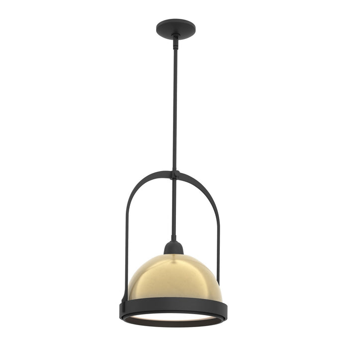 Hubbardton Forge - 187462-SKT-MULT-10-86 - One Light Mini Pendant - Atlas - Black