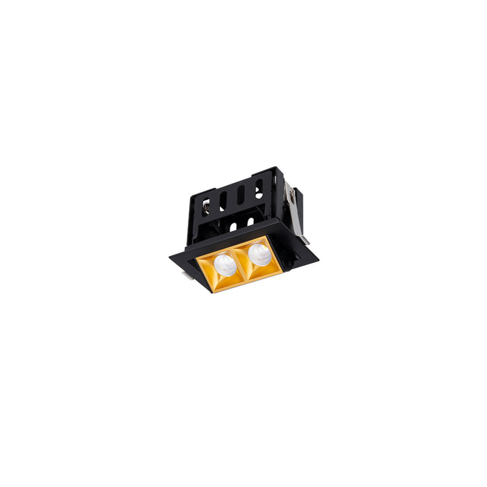 W.A.C. Lighting - R1GAT02-F935-GLBK - LED Adjustable Trim - Multi Stealth - Gold/Black