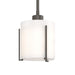 Hubbardton Forge - 187650-SKT-MULT-07-GG0140 - One Light Mini Pendant - Exos Glass - Dark Smoke
