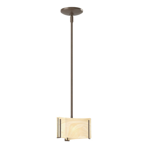 Hubbardton Forge - 188100-SKT-MULT-05-AA0156 - One Light Mini Pendant - Exos Glass - Bronze