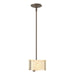 Hubbardton Forge - 188100-SKT-MULT-05-AA0156 - One Light Mini Pendant - Exos Glass - Bronze