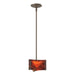 Hubbardton Forge - 188100-SKT-MULT-05-ZB0156 - One Light Mini Pendant - Exos Glass - Bronze