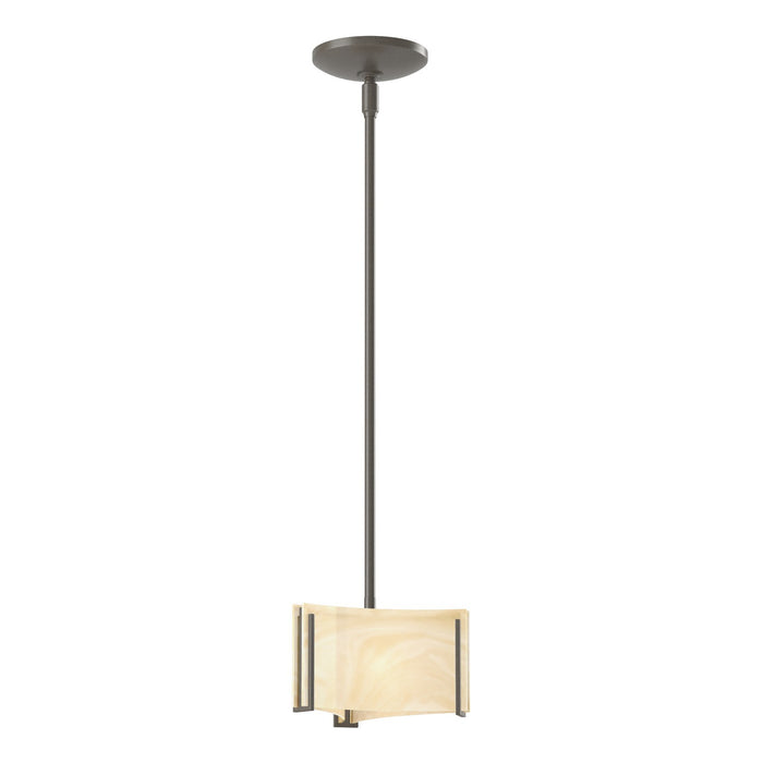 Hubbardton Forge - 188100-SKT-MULT-07-AA0156 - One Light Mini Pendant - Exos Glass - Dark Smoke