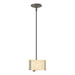 Hubbardton Forge - 188100-SKT-MULT-07-AA0156 - One Light Mini Pendant - Exos Glass - Dark Smoke