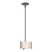 Hubbardton Forge - 188100-SKT-MULT-07-BB0156 - One Light Mini Pendant - Exos Glass - Dark Smoke