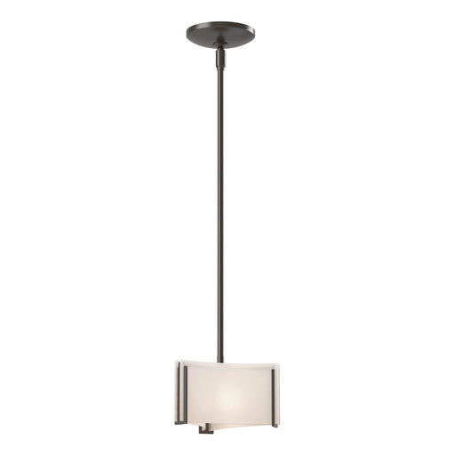 Exos Glass One Light Mini Pendant Oil Rubbed Bronze