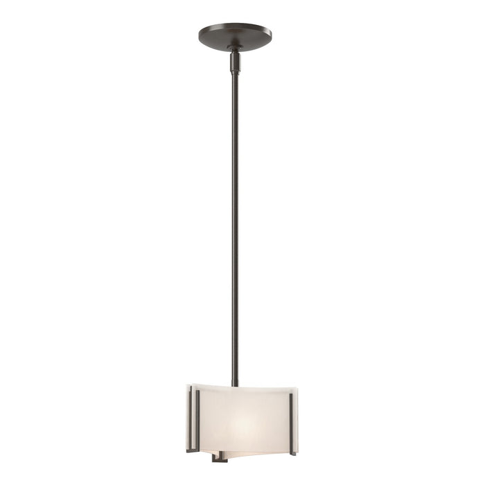 Hubbardton Forge - 188100-SKT-MULT-14-BB0156 - One Light Mini Pendant - Exos Glass - Oil Rubbed Bronze