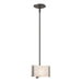 Hubbardton Forge - 188100-SKT-MULT-14-BB0156 - One Light Mini Pendant - Exos Glass - Oil Rubbed Bronze