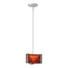 Hubbardton Forge - 188100-SKT-MULT-82-ZB0156 - One Light Mini Pendant - Exos Glass - Vintage Platinum