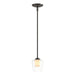 Hubbardton Forge - 188600-SKT-MULT-14-ZU0291 - One Light Mini Pendant - Simple Lines - Oil Rubbed Bronze