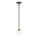 Hubbardton Forge - 188600-SKT-MULT-20-ZU0291 - One Light Mini Pendant - Simple Lines - Natural Iron