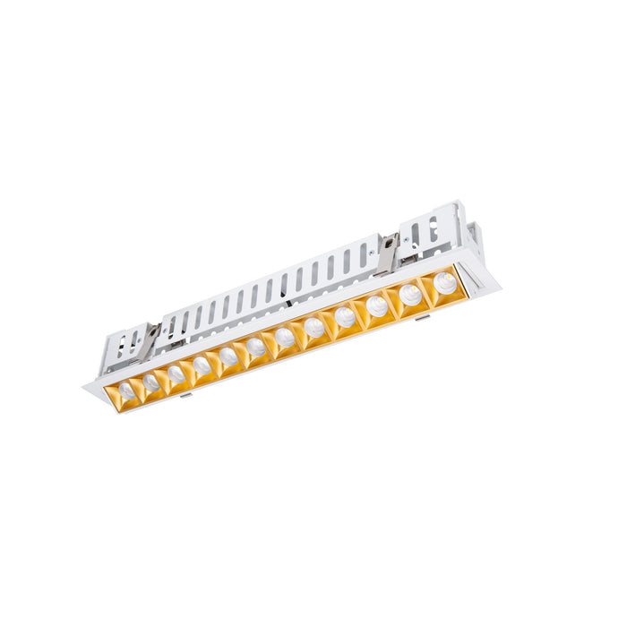 W.A.C. Lighting - R1GAT12-F940-GLWT - LED Adjustable Trim - Multi Stealth - Gold/White