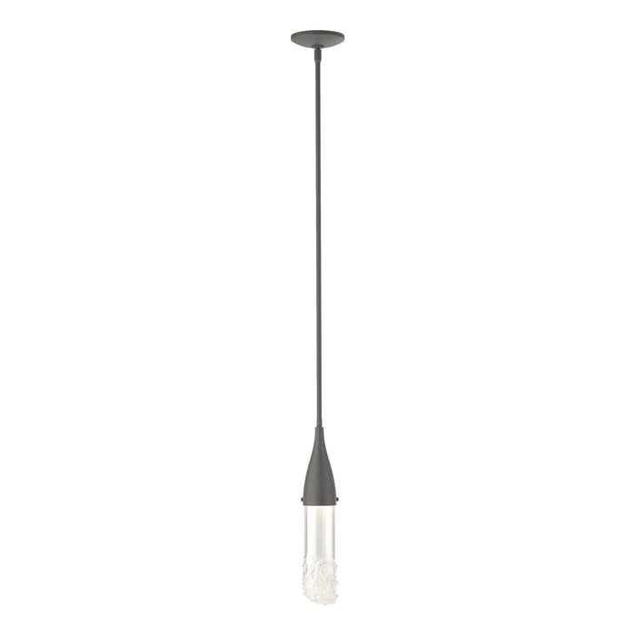 Hubbardton Forge - 188900-SKT-MULT-20-ZM0617 - One Light Mini Pendant - Fritz - Natural Iron