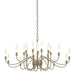 Hubbardton Forge - 192043-SKT-84 - 20 Light Chandelier - Lisse - Soft Gold