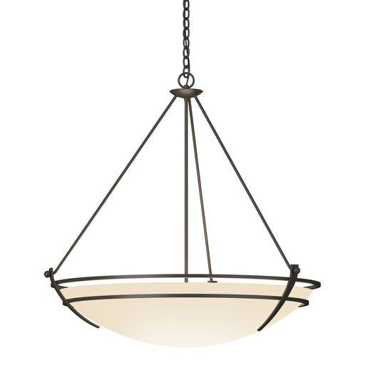 Hubbardton Forge - 194431-SKT-07-GG0170 - Three Light Chandelier - Tryne - Dark Smoke