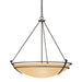 Hubbardton Forge - 194431-SKT-07-SS0170 - Three Light Chandelier - Tryne - Dark Smoke