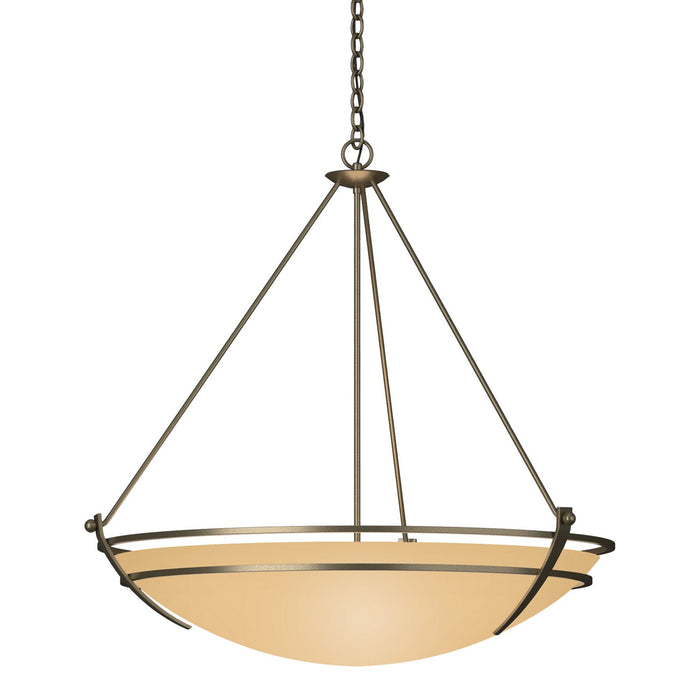 Hubbardton Forge - 194431-SKT-84-SS0170 - Three Light Chandelier - Tryne - Soft Gold