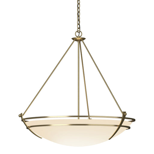 Hubbardton Forge - 194431-SKT-86-GG0170 - Three Light Pendant - Tryne - Modern Brass